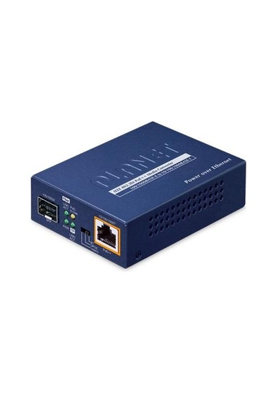 Planet Pl-gup-805a-95w 1 Port Gigabit Sfp To 1 Port Gigabit Poe++ 95 Wats Media Converter