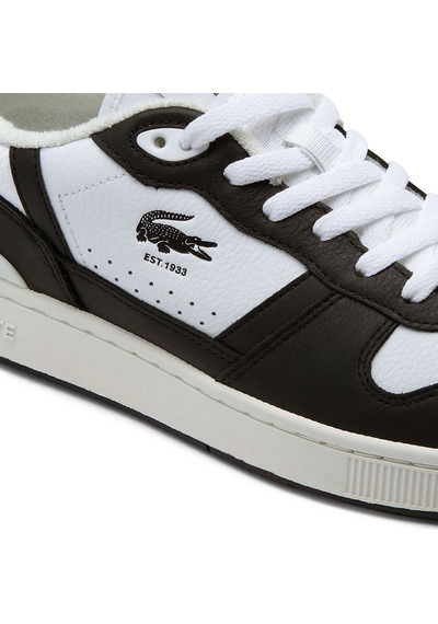 Lacoste T-clip Set Leather Mens Sneaker Hakiki Deri Erkek Günlük Spor Ayakkabı Siyah Beyaz SİYAH-BEYAZ Lacoste T-clip Set Leather Mens Sneaker Hakiki Deri Erkek Günlük Spor Ayakkabı Siyah Beyaz SİYAH-BEYAZ