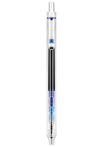Wrıtech W-927 Basmalı Roller 0,5mm Kalem Mavi-siyah-kırmızı - 120'li Stand Ahşap