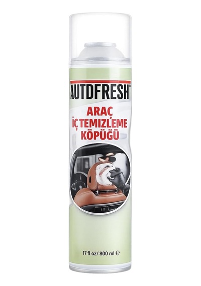 Autofresh Araç İç Temizleme Köpüğü 500 Ml Oto Koltuk, Tavan, Torpido, Kumaş Ve Deri İçin Profesyonel Temiz