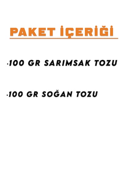İpek Değirmen Sarımsak Tozu Soğan Tozu Taş Köprü Sarımsak Yerli Soğan Keskin Aroma 2 x 100 G
