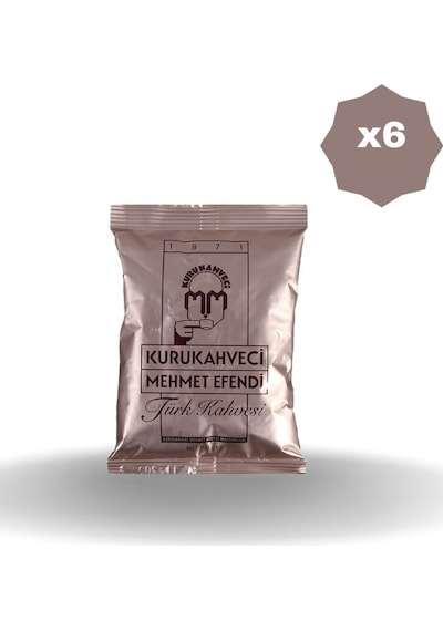 Mehmet Efendi Türk Kahvesi 100 Gr X 6 Adet