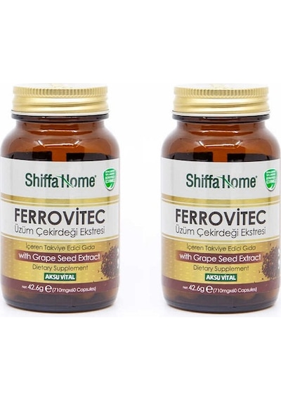 Aksu Vital Shiffa Home Ferrovitec 710 Mg 60 Kapsül 2 Adet