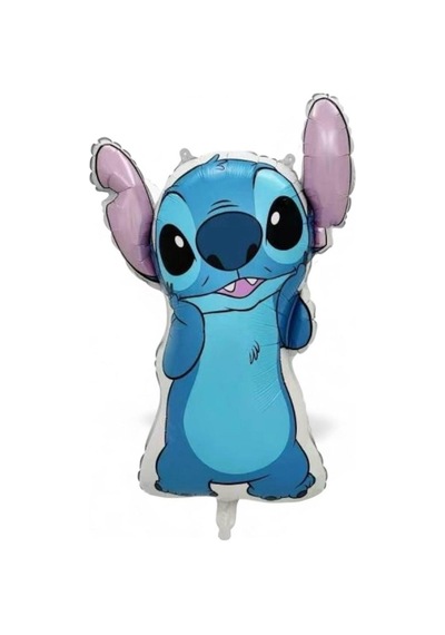 Stitch Folyo Balon 71x59 Cm Büyük Boy Parti Dekoru Çok Renkli