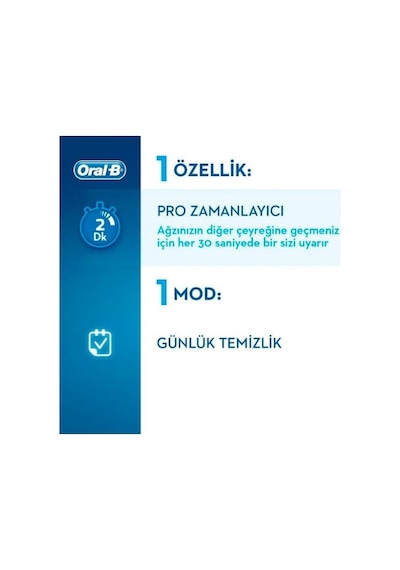 Oral-B Pro1 790 Black Edition Cross Action Şarj Edilebilir Diş Fırçası 2'li