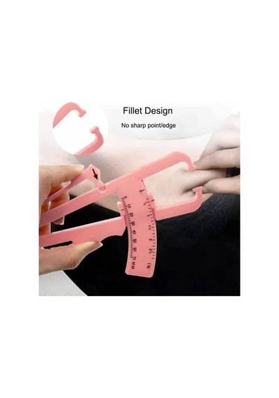 Fitness Için Vücut Plastik Skinfold, Yağ Ölçer,yağ Kaliper, Caliper 17 Cm Pembe