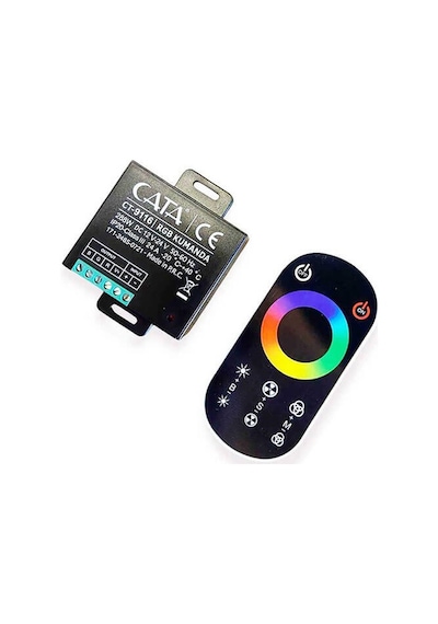 Cata Ct-9116 Dokunmatik Rgb Led Kumanda 24a 288w 12v 20m Menzilli Uzaktan Kontrol Ünitesi Renkli