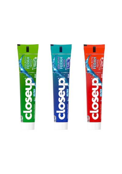 Close Up Diş Macunu Fresh Blast 50 ML + Close Up Diş Macunu Icy Cool 50 ML + Close Up Diş Macunu Menthol Fresh 50 ML