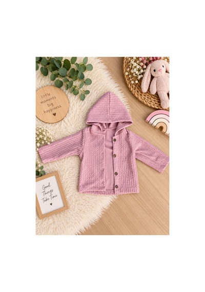 Uğur Bebe Kız Bebek Jakarlı Takım 3 Parça Kapüşonlu Hırka Tavşan Baskılı Üst Pantolon Pudra Pembe Pudra Pudra Uğur Bebe Kız Bebek Jakarlı Takım 3 Parça Kapüşonlu Hırka Tavşan Baskılı Üst Pantolon Pudra Pembe Pudra Pudra
