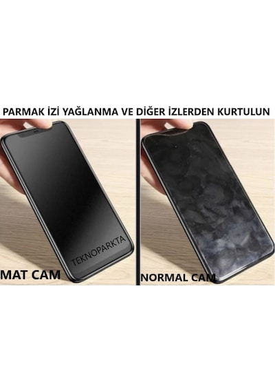 General Mobile Gm 21 Plus Ekran Koruyucu Mat Seramik Tam Esnek Kaplayan Kırılmaz Cam
