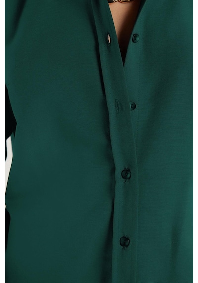 Tudors Kadın Slim Fit Dar Kesim Uzun Kollu Pamuklu Vücuda Oturan Dokulu Yeşil Basic Gömlek-38817 Yeşil Tudors Kadın Slim Fit Dar Kesim Uzun Kollu Pamuklu Vücuda Oturan Dokulu Yeşil Basic Gömlek-38817 Yeşil