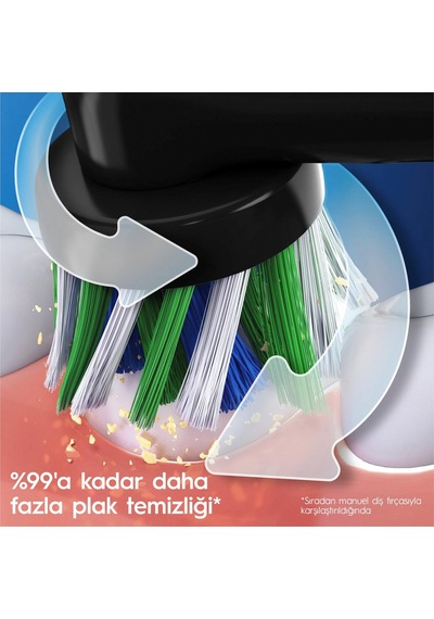 Oral-B D103 Vitality Pro Cross Action Siyah Şarjlı Diş Fırçası