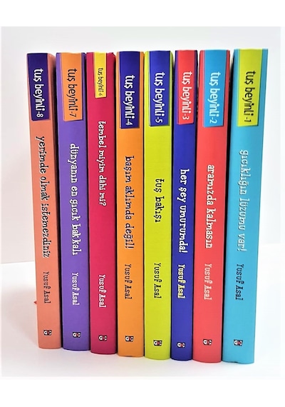Tuş Beyinli Seti 8 Kitap - Yusuf Asal - Genç Nesil Yayınları