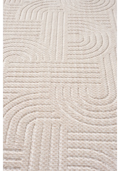Raschel Carpet Bohem Yıkanabilir Leke Tutmaz Modern Sisal Bej Özel Seri Kaymaz Taban Halı Yolluk Bej
