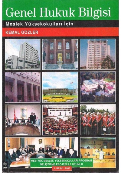Genel Hukuk Bilgisi Meslek Yüksek Okulları İçin