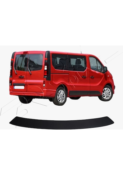 Opel Vivaro Uyumlu 2019 Ve Üzeri Uzun Model Abs Arka Tampon Üstü Koruma