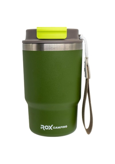 Rox Camping 0194 Pipetli Kahve Termosu 0.48 Lt - Yeşil Yeşil