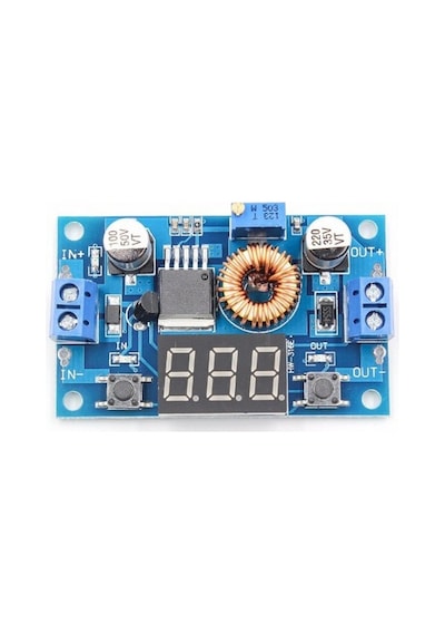 Xl4015 5a Dc-dc Step Down Ayarlanabilir Voltaj Regülatörü Voltmetreli Buck Dönüştürücü Modülü 4-38v