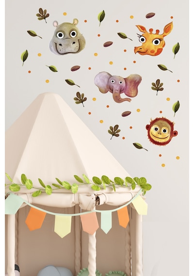 Hayvanlar Temalı Çocuk Odası Sticker Seti