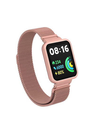 Kilifone - Xiaomi Uyumlu Redmi Watch 2 Lite - Kordon Metal Kordon Krd-58