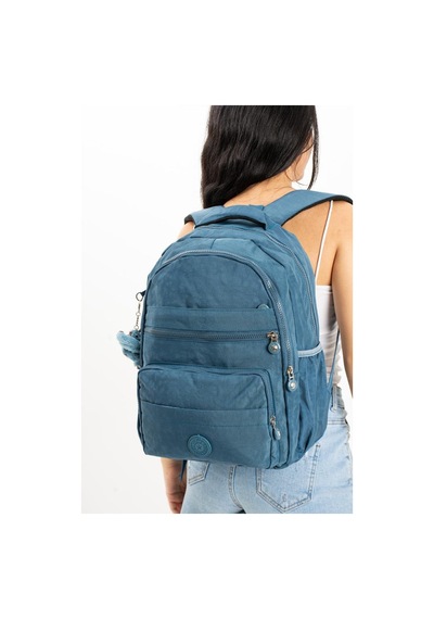 Baginn Kadın Sırt Çantası Laptop Bölmeli Çok Cepli Hafif Klinkır Kumaş 40 30 Cm 001