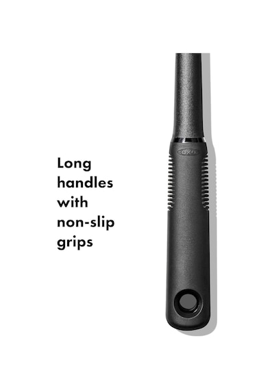 - Good Grips Kare Spatula, Naylon, Siyah Metal