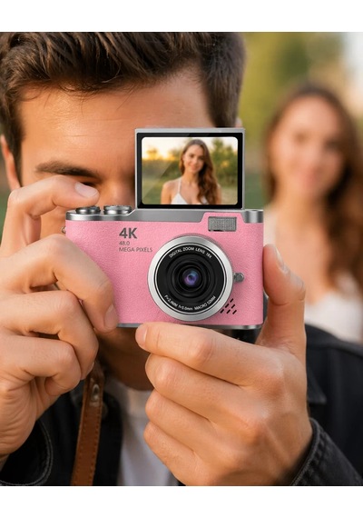 Northcity 48 Mp Dijital Kamera Flip Screen Selfie Vlog Kamerası - Yeni Nesil