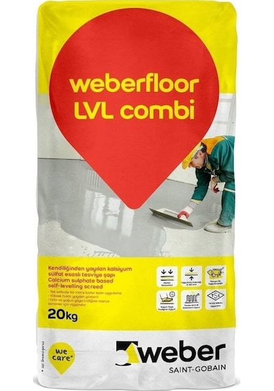 Weber Floor Lvl Combi Akıllı Tesviye Şapı 20 Kg