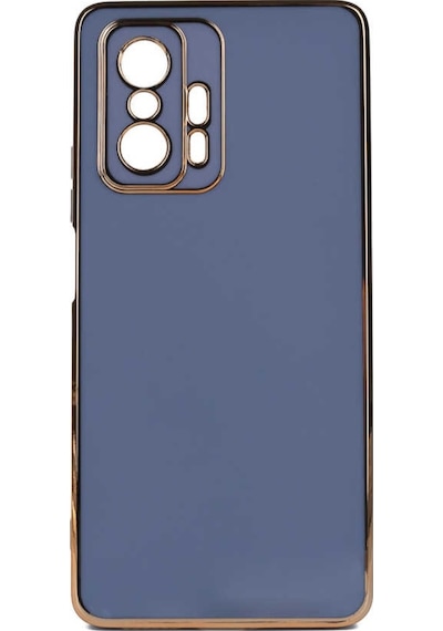 Xiaomi Mi 11T Pro 5G Parlak Kenarli Bark Silikon Kilif 547680943