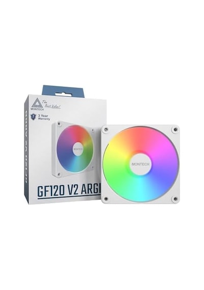 Gf120 V2 Argb 120mm Kasa Fan - Şık Ve Minimalist Tasarım, Yüksek Hava Akışı, Hidrolik Rulman, Sessiz Performans, Canlı Argb Aydınlatma, Beyaz Gf120 V2 Argb 120mm Kasa Fan - Şık Ve Minimalist Tasarım, Yüksek Hava Akışı, Hidrolik Rulman, Sessiz Performans, Canlı Argb Aydınlatma, Beyaz