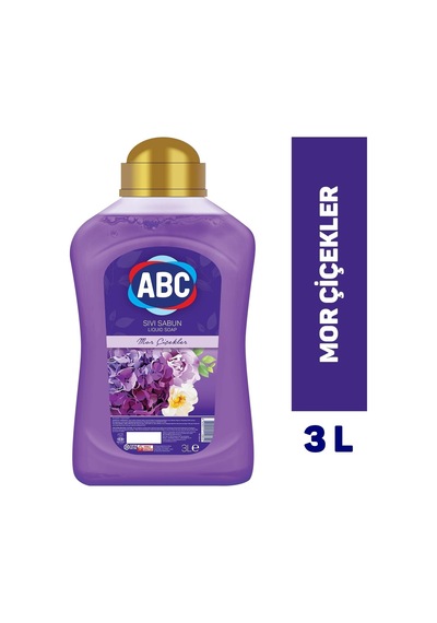 Abc Deterjan Sıvı Sabun Mor 3 L Çok Renkli