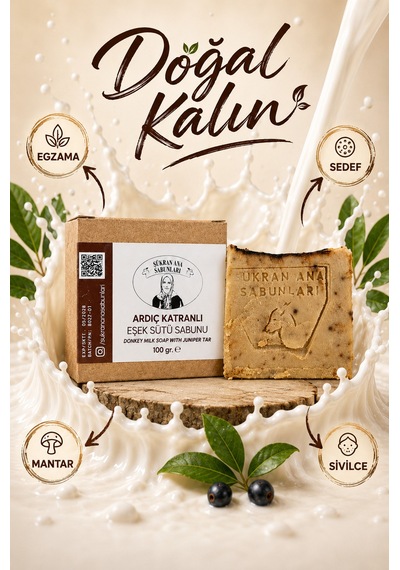 Ardıç Katranlı Eşek Sütü Sabunu 100 Gr