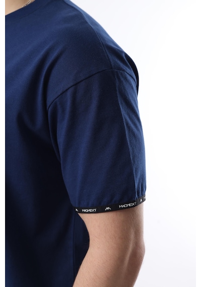 Madmext Lacivert Basic Erkek Şort T-shirt Takımı E7307 Lacivert