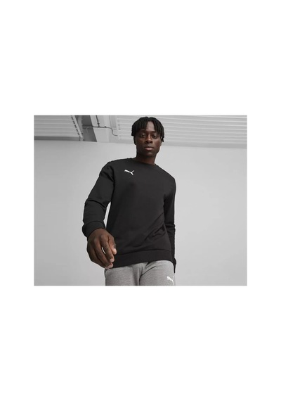 Puma Teamgoal Casuals Crew Neck 65859203 Siyah Unisex Sweatshirt Svart