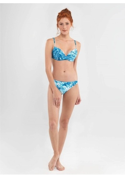 Blackspade 8629 Kadın Çıkartılabilir Push-Up 'Lı Balenli Bikini T Çok Renkli