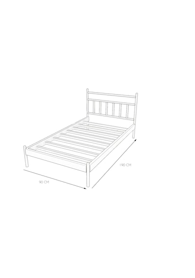 Metalia Gm 230 Lima Siyah Tek Kişilik Karyola 90X190 Metalia Gm 230 Lima Siyah Tek Kişilik Karyola 90X190