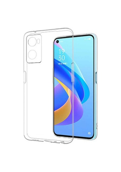 Gld-spt- Newface Oppo A96 Kılıf Lüx Şeffaf Silikon