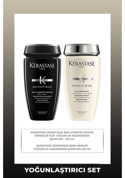 Kérastase Densifique Homme Şampuan 250 Ml & Densifique Bain Yoğunluk Kazandıran Şampuan 250 Ml