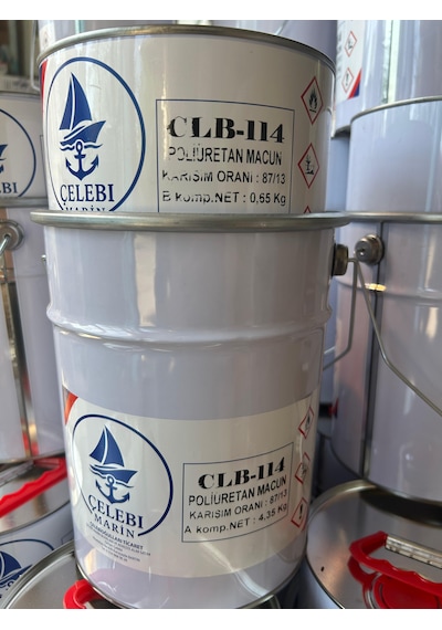 Çelebi Marin Pu 1114/a Ahşap Tekne Macunu Kaplama Macunu 5 Kg