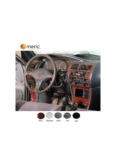 Meriç® Toyota Uyumlu Corolla Ön Torpido Kaplama 7 Parça 1992-1997 (530157490)