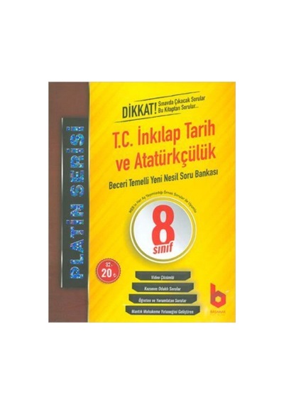 Platin Serisi 8. Sınıf T.c. İnkılap Tarih Ve Atatürkçülük Soru Bankası