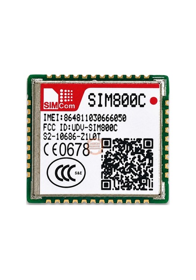 Sım800c Gsm Gprs Modül Sımcom 4 Bant Smt Haberleşme Modülü Imeı Kayıtlı