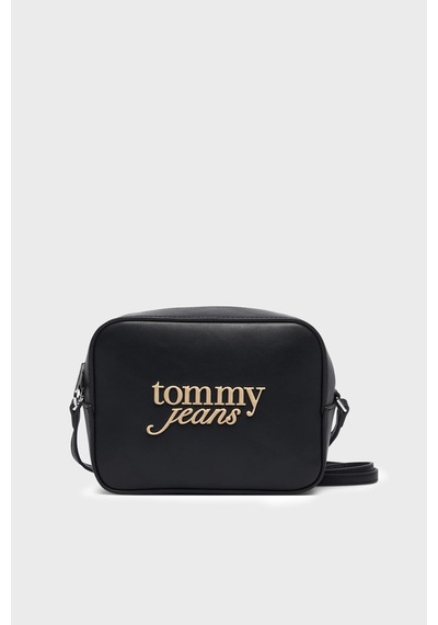 Tommy Jeans Logolu Ayarlanabilir Askılı Çanta Kadın Çanta Aw0aw19049 Bds Siyah
