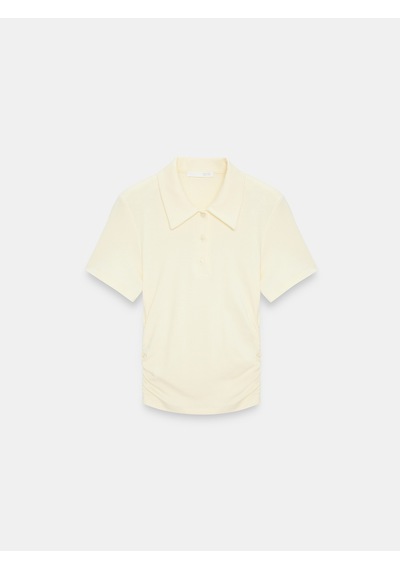 Dilvin 32614 Polo Yaka Top-açık Sarı