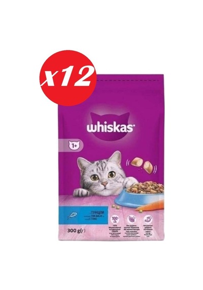 Whiskas Ton Balıklı Ve Sebzeli Yetiş. Kedi M.300gr Set 12'li