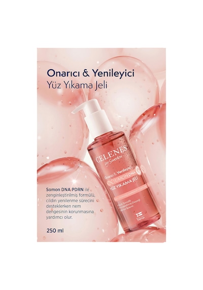 Celenes By Sweden Somon Dna Pdrn Onarıcı & Yenileyici Yüz Yıkama Jeli, 250 Ml