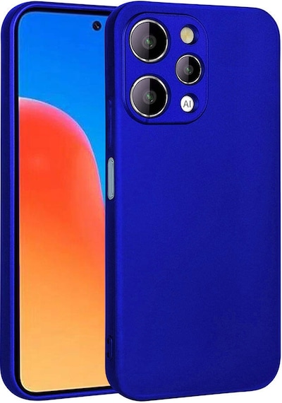 Xiaomi Redmi 12 Kılıf Zore Premier Silikon Kapak Saks Mavi