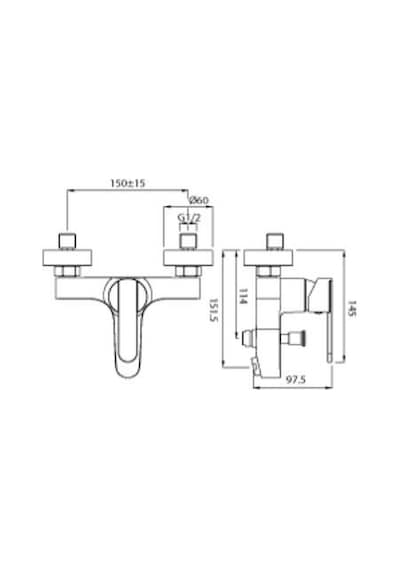 Creavit Vg2840 Vega Banyo Bataryası Krom
