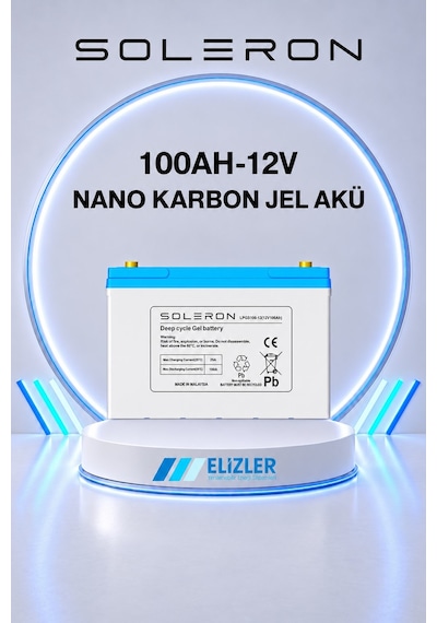 Soleron 100ah 12v Nano Karbon Jel Akü
