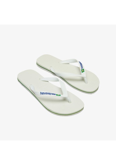 Havaianas Brasil Logo Unisex Beyaz Terlik 4110850